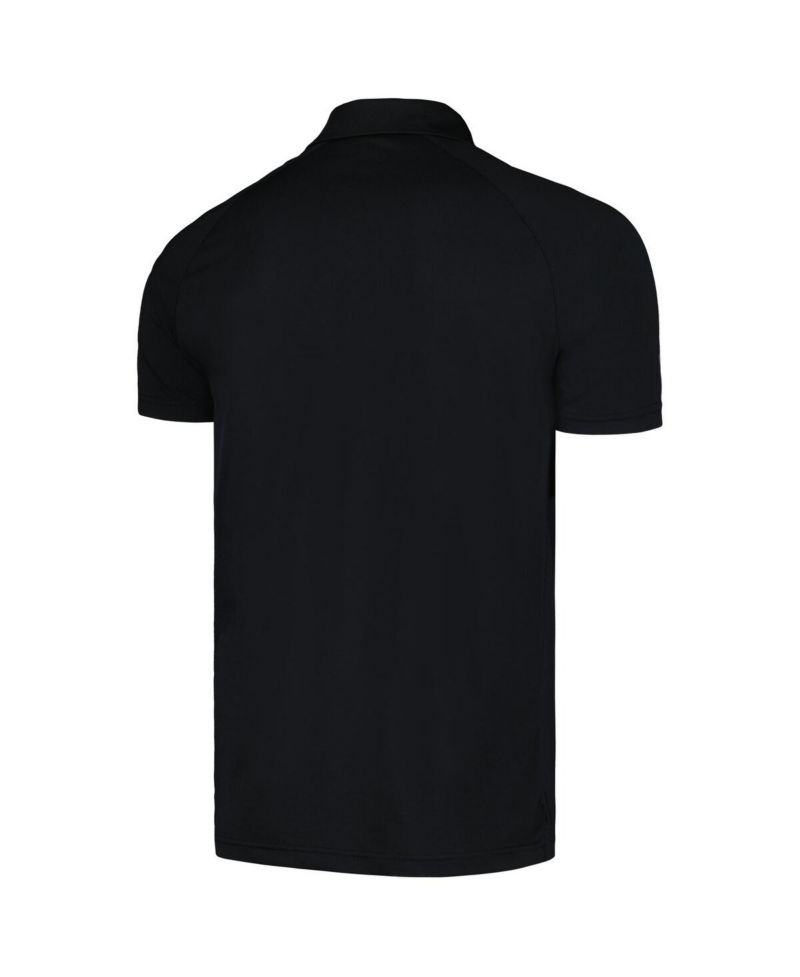 Men's Black Chicago White Sox Sector Batter Up Raglan Polo Shirt