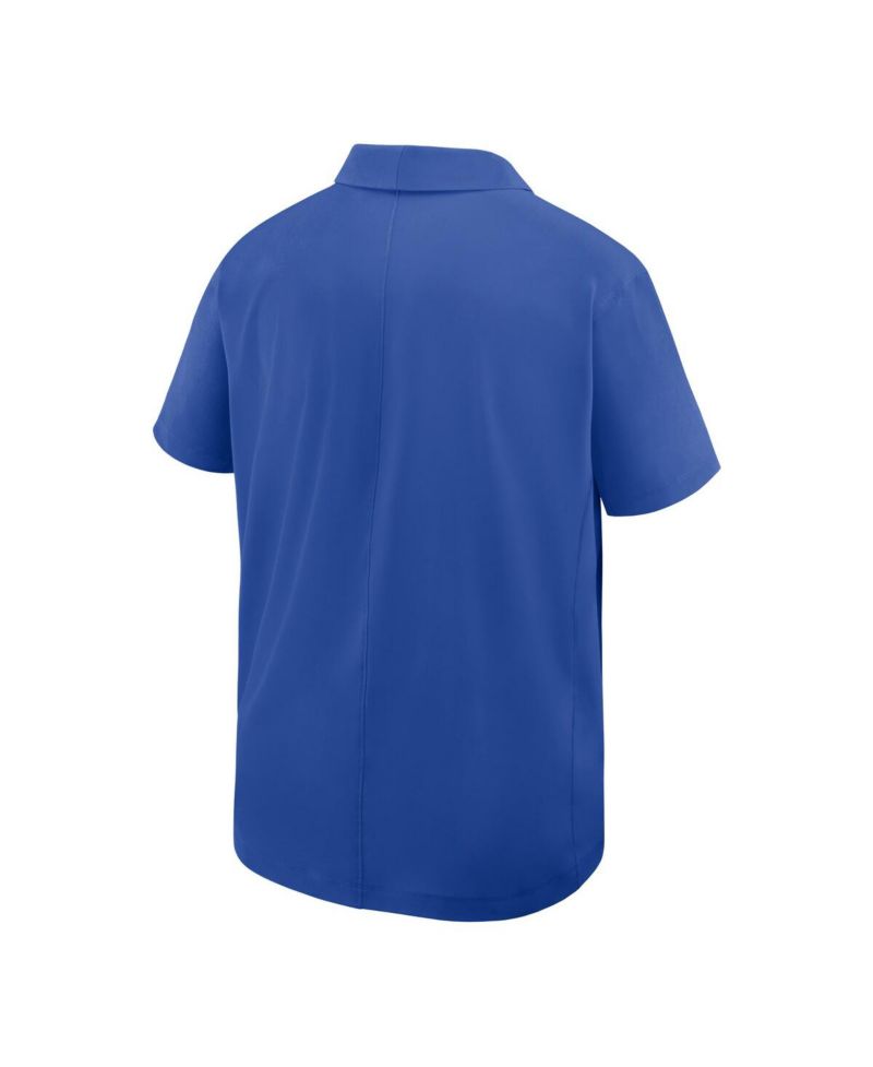 Men's Royal Pitt Panthers Woven Polo Shirt