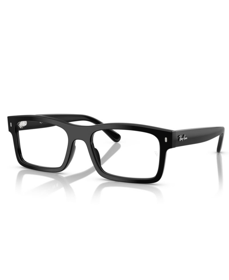 Unisex Rectangle Plastic RB5435 Optics Eyeglasses