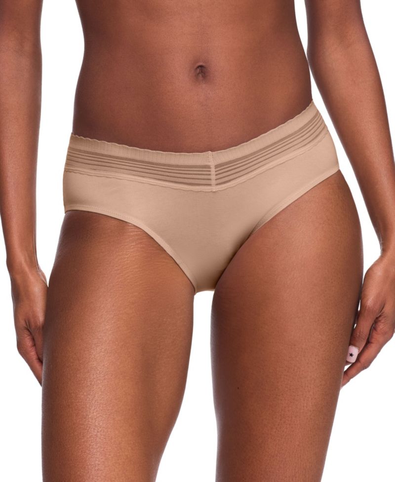 Women's No Pinching, No Problems® Cotton Blend Dig-Free Comfort Hipster Panty, WRW263HP02J658