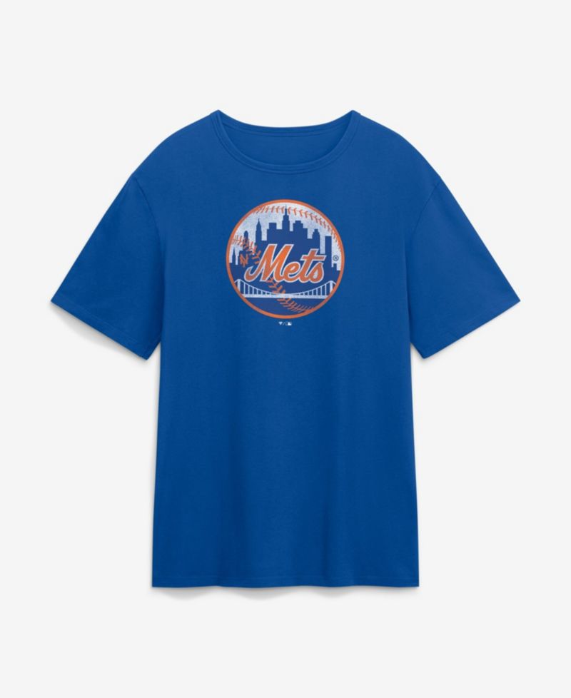Men's Royal New York Mets Vintage Logo Legacy T-Shirt