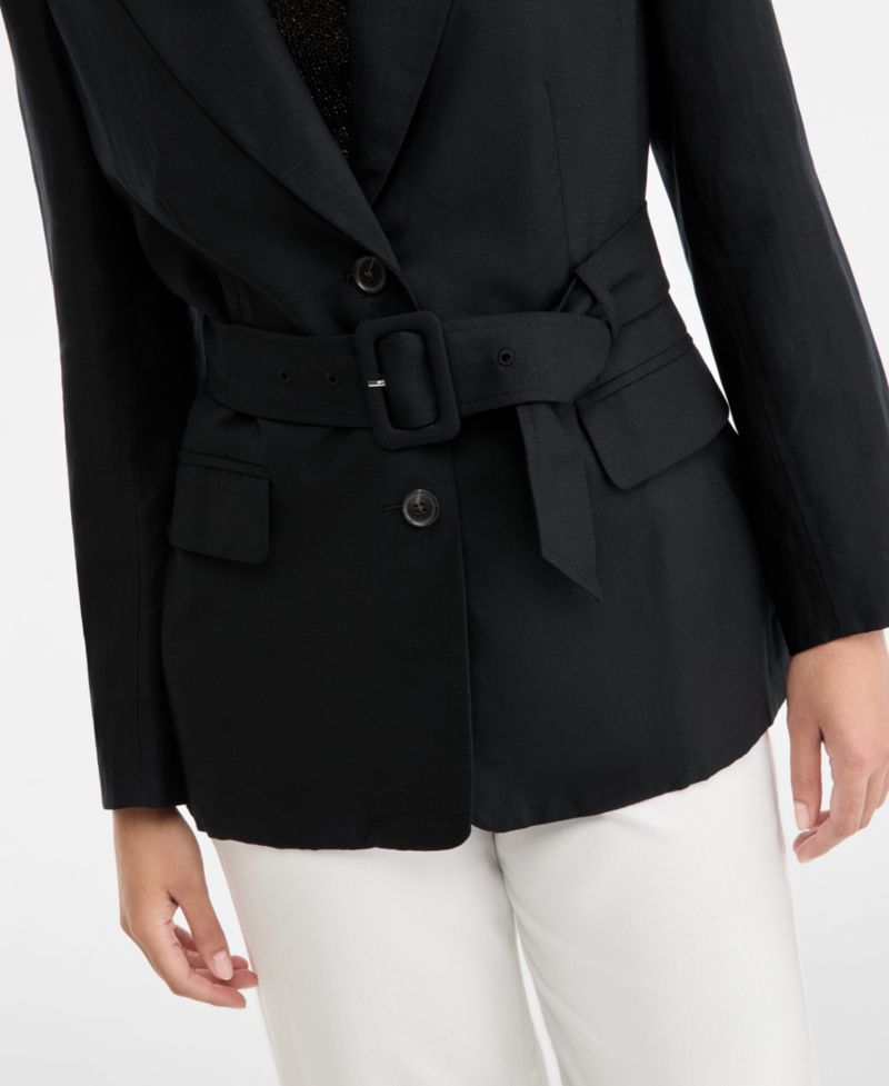 Women's Belted Blazer