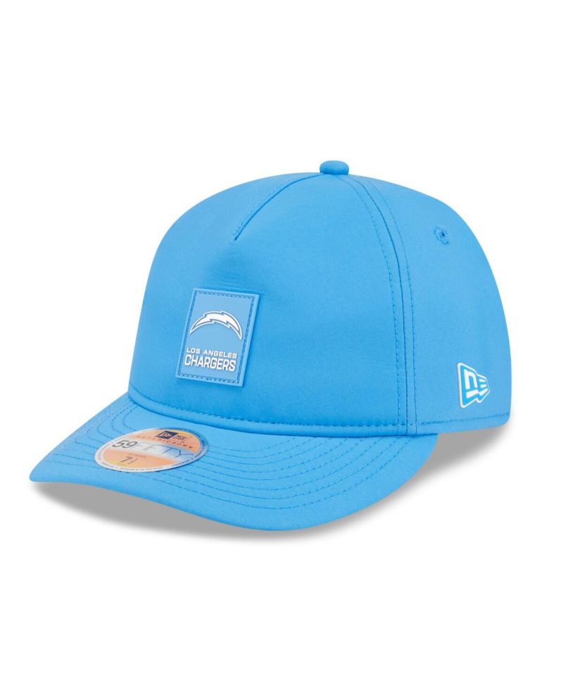 Men's Powder Blue Los Angeles Chargers 2025 Sideline Retro Crown 59FIFTY Fitted Hat