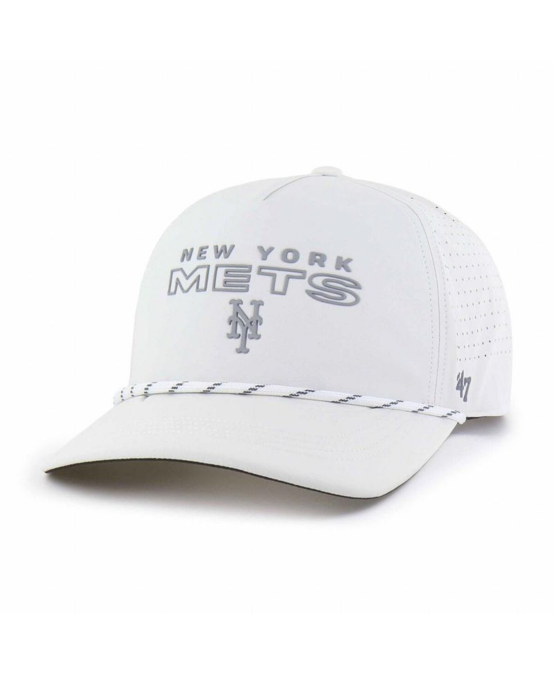 Men's White New York Mets Forward Vault Hitch Adjustable Hat