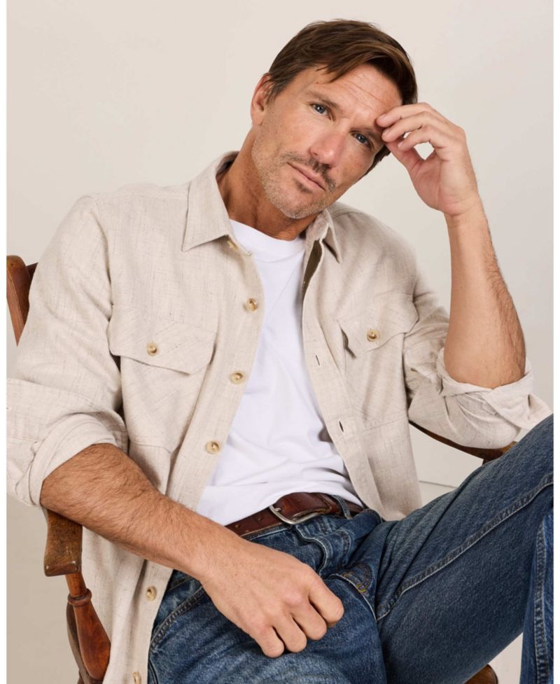 Men's Burnside Flannel Long-Sleeve Shirt