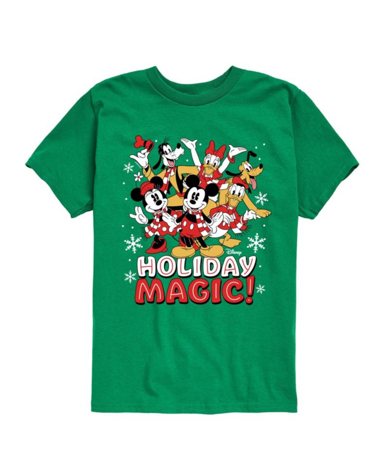 Boys' 8-20 Mickey and Friends Holiday Magic Graphic Short-Sleeve T-Shirt