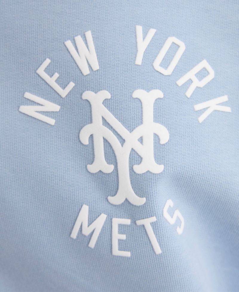 Men's New York Mets Iconic Quarter-Zip Relaxed-Fit Sweatshirt