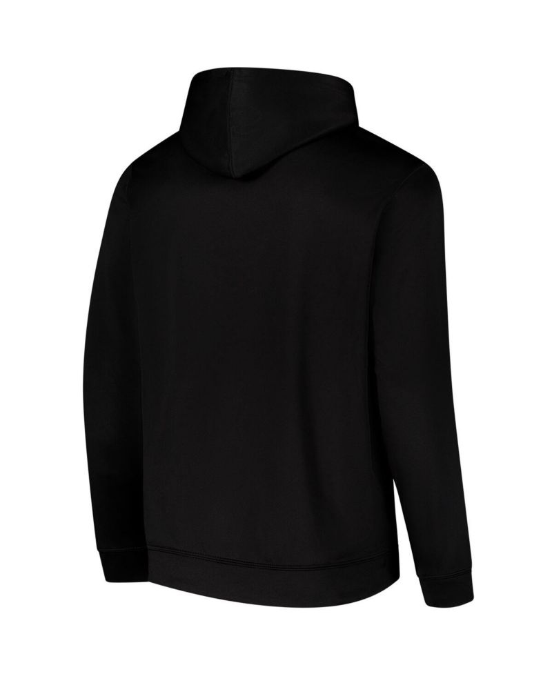 Men's Black Grambling Tigers Blackout 3.0 Pullover Hoodie