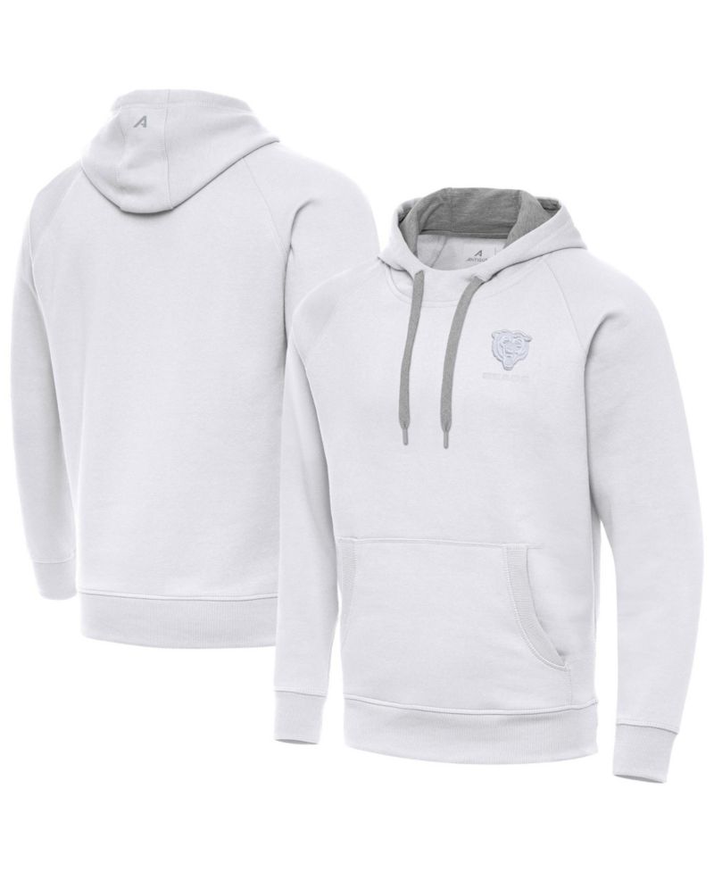 Men's White Chicago Bears Victory Pullover Hoodie