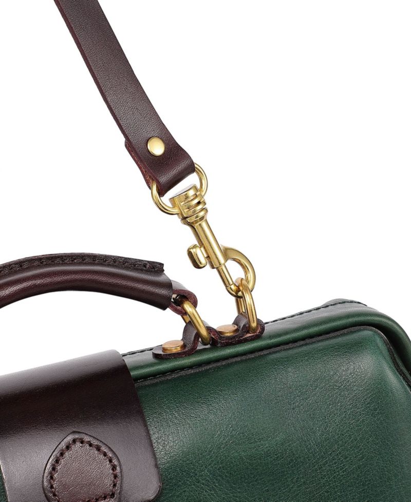 Doctor Small Leather Crossbody Satchel Bag