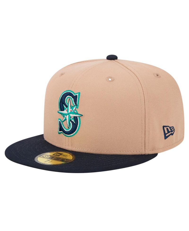 Men's Khaki Seattle Mariners 59FIFTY Fitted Hat