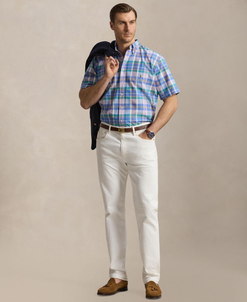 Men's Big & Tall Plaid Oxford Shirt