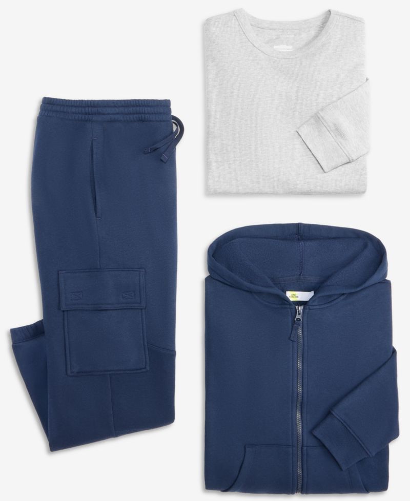 Boys' XS-XL Fleece Cargo Jogger Pants