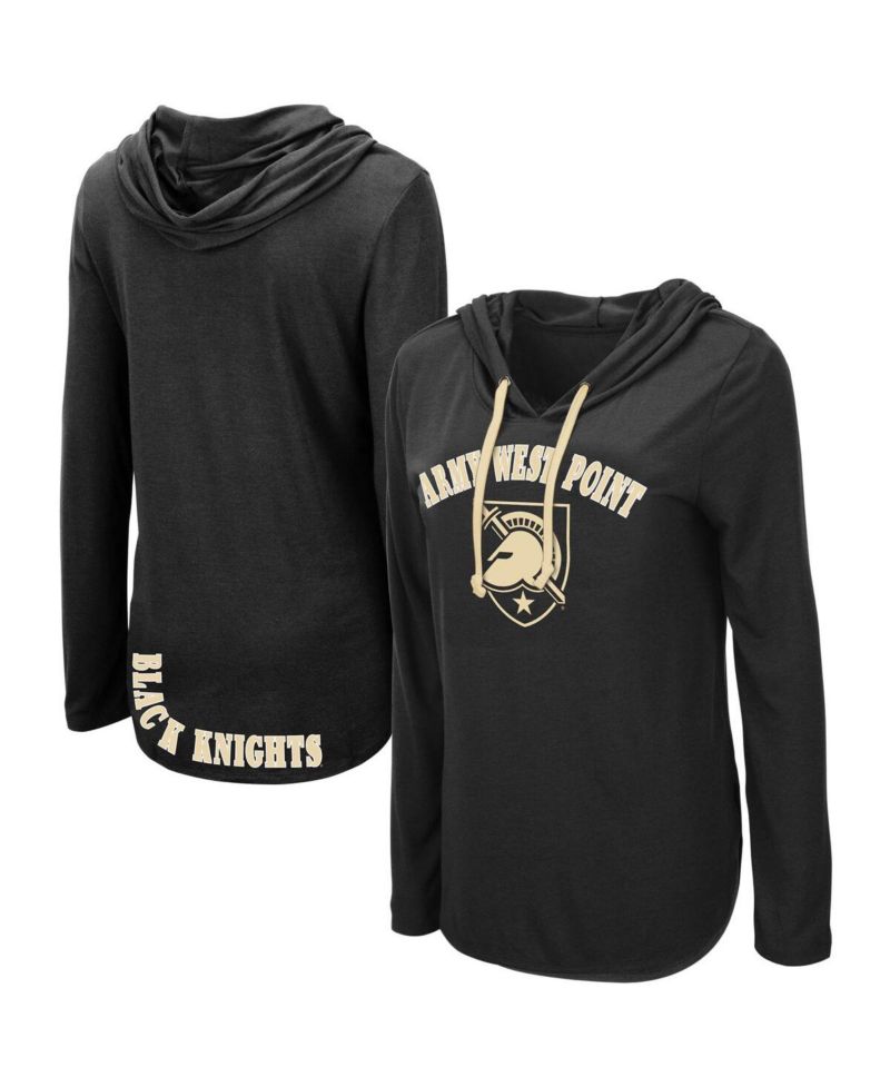 Women's Black Army Black Knights My Lover Lightweight Hooded Long Sleeve T-shirt