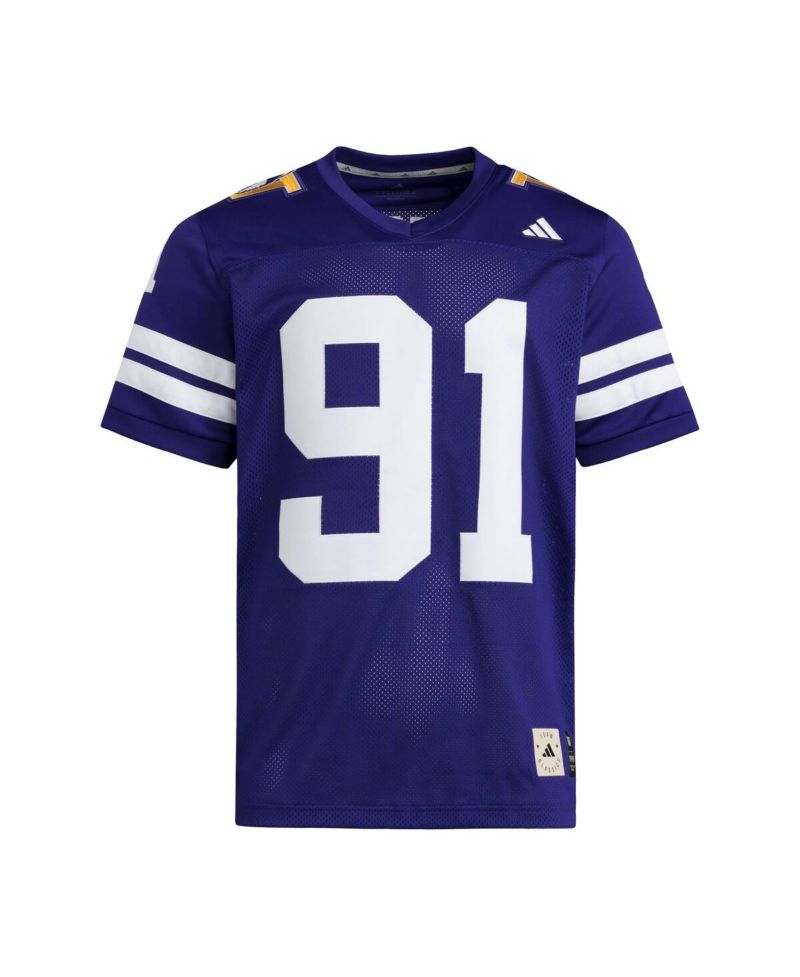 Men's Purple Washington Huskies 1991 National Championship Anniversary Icon Football Jersey