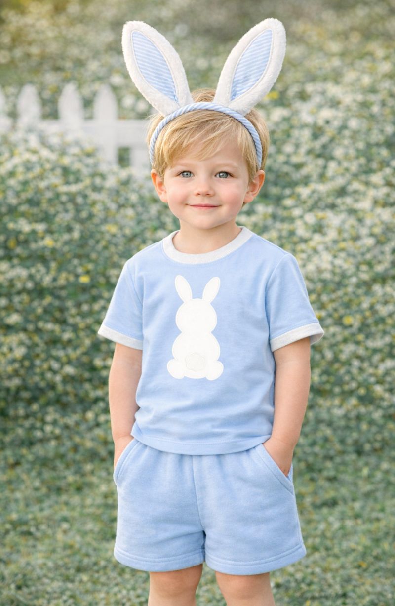 Little Boys Little/Big Cottontail Bunny T-Shirt