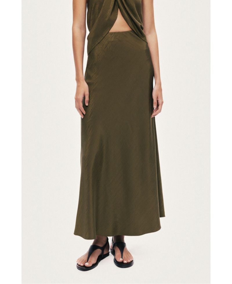 Women's Flared Midi Skirt