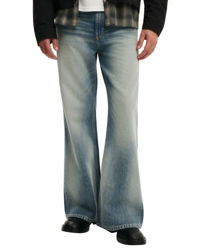 Men's Baggy Bootcut Jeans