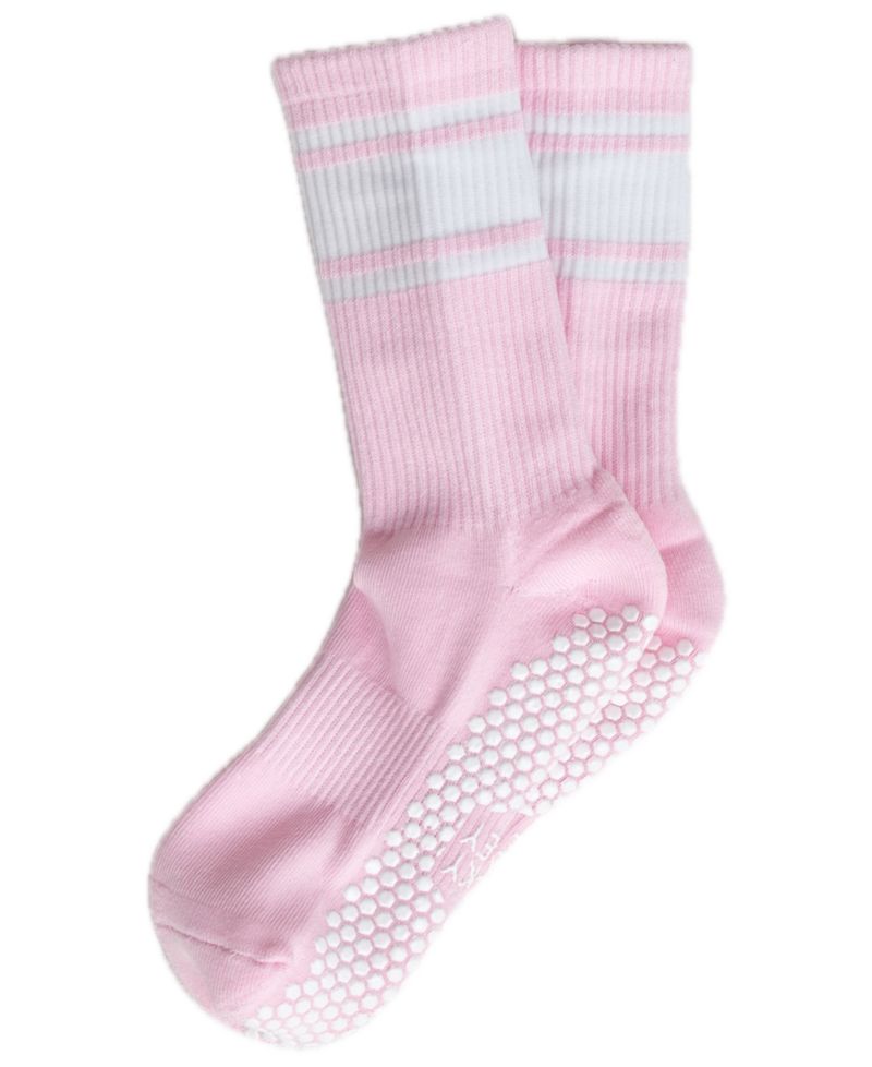 Women's Crew Stripe Grip Socks