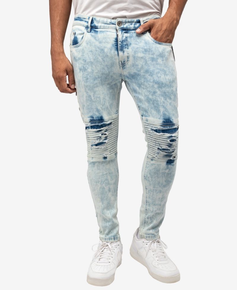 RAW X Men's Skinny Flex Moto Jeans
