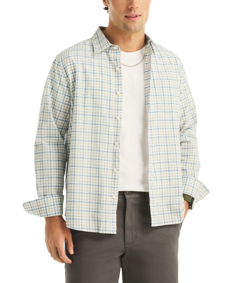 Men's Slub Long-Sleeve Shirt