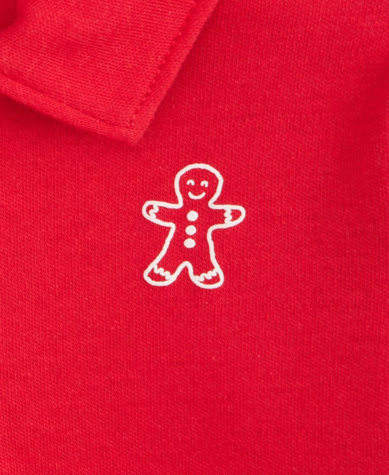 Baby Boys' 3M-24M Mix & Match Long-Sleeve Gingerbread Polo T-Shirt