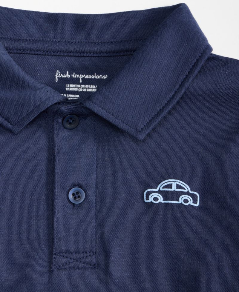 Baby Boys' 3M-24M Mix and Match Mini Car Polo Shirt