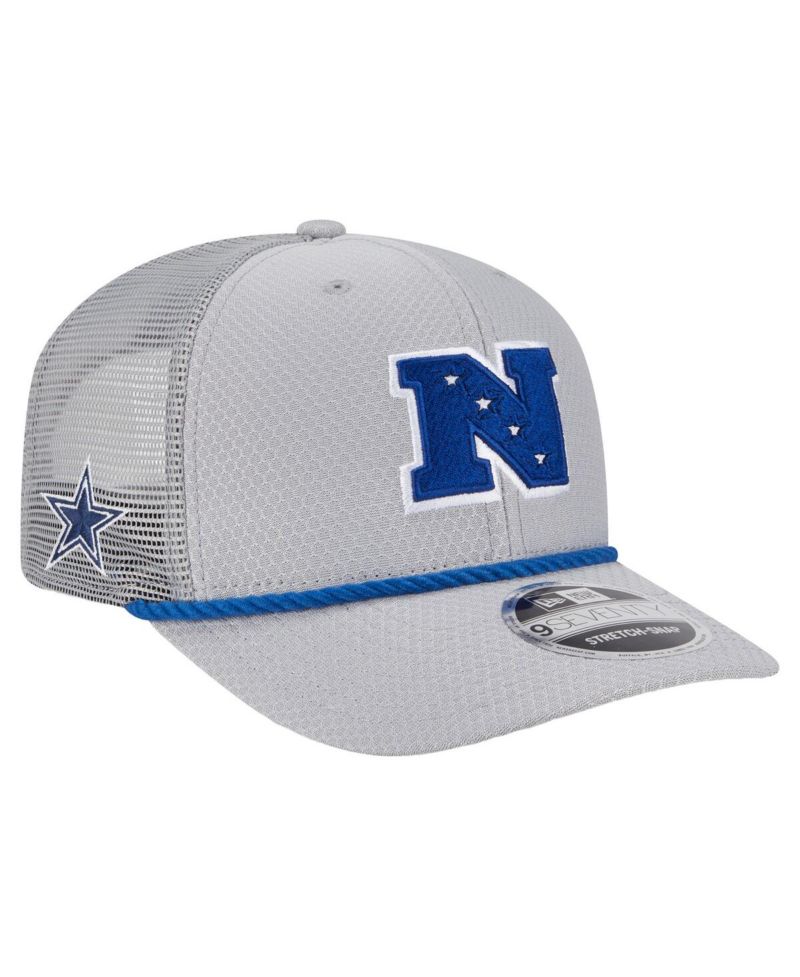 Men's Gray Dallas Cowboys 2025 Pro Bowl 9SEVENTY Stretch-Snap Hat