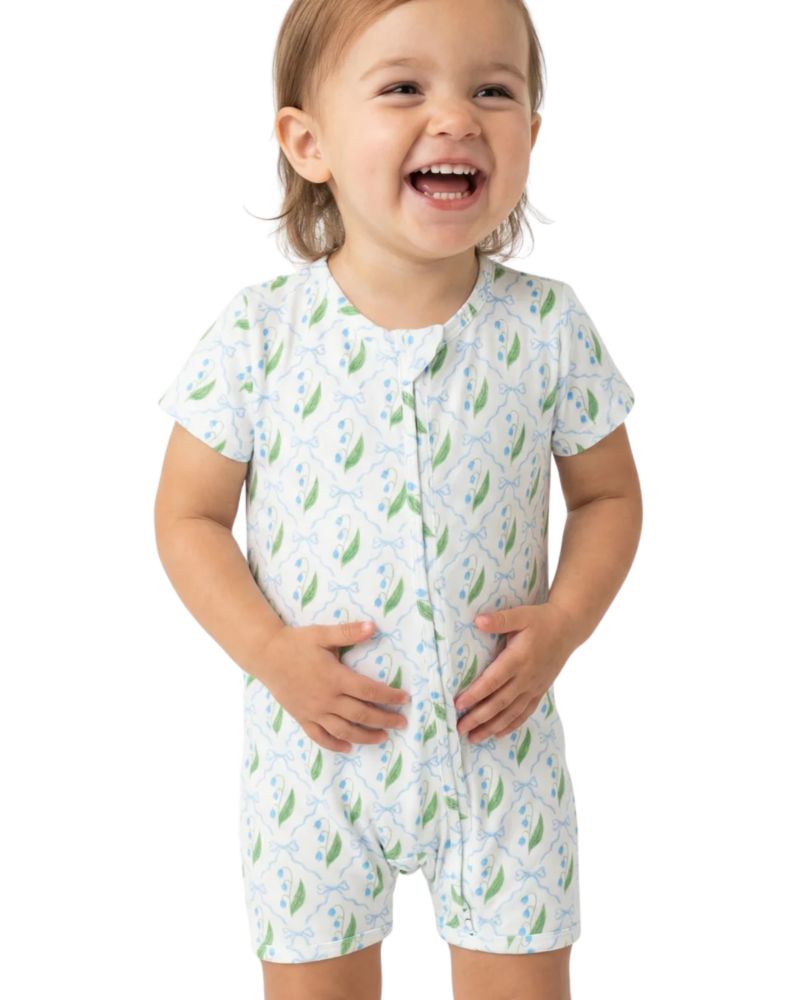 Baby Girls Bluebell Bows Bamboo Sleeper