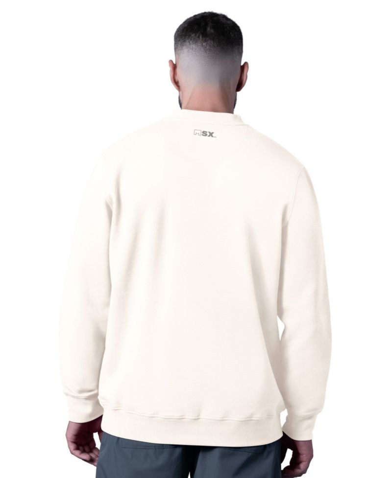 Men's Whiteout Tri-Blend Graphic Crewneck Sweatshirt
