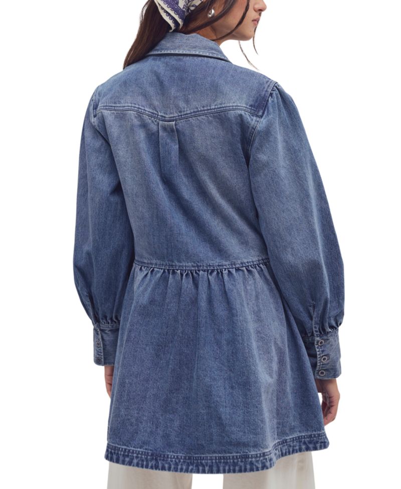 Women's Marris Smocked Denim Mini Dress