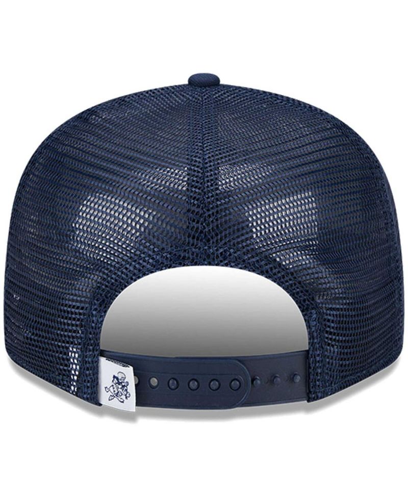 Men's Navy Dallas Cowboys Retro Joe Main Trucker 9FIFTY Snapback Hat