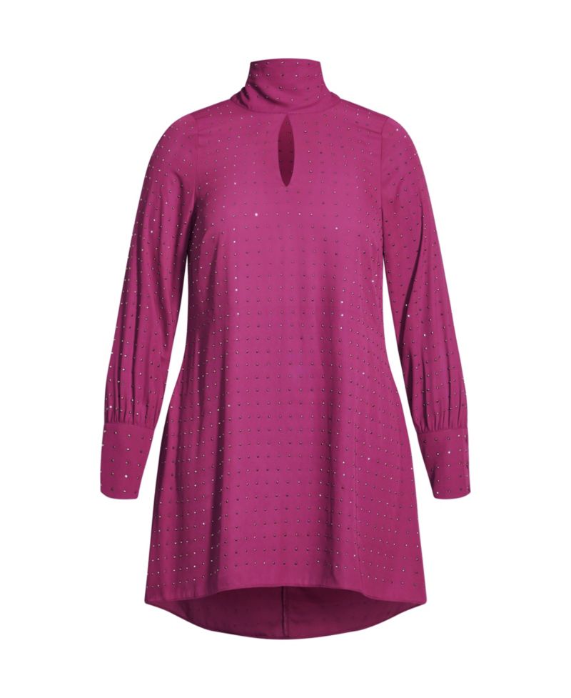 Women's Nailhead Tunic Top