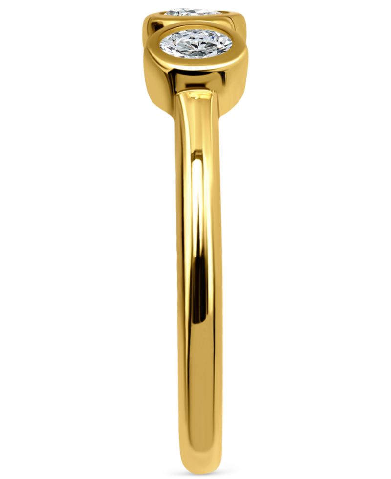 Cubic Zirconia Adjustable Toe Ring in Sterling Silver (also in 18k Gold-Plated Sterling Silver)