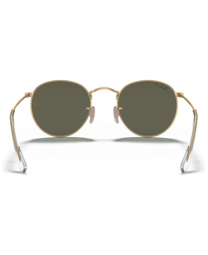 Men's Polarized Sunglasses, Round Metal RB3447