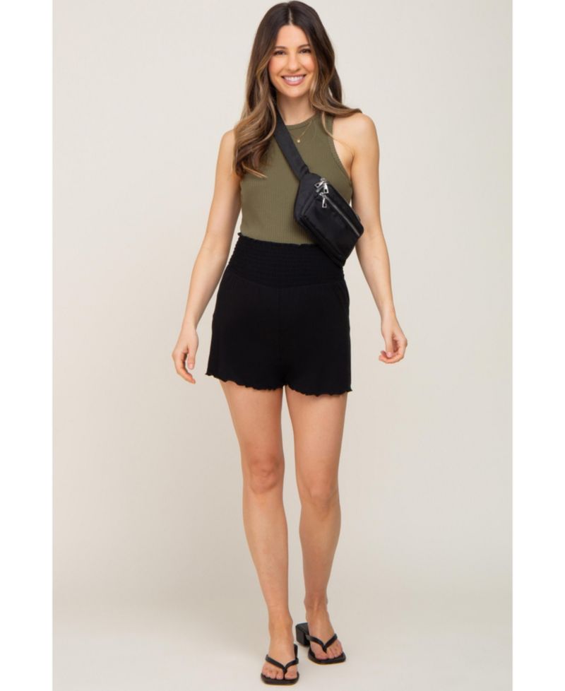 Women's Smocked Lounge Shorts