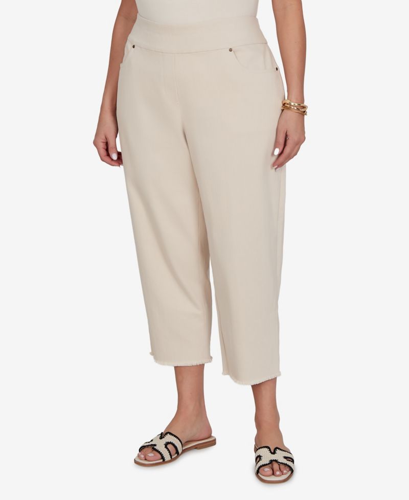 Plus Size Camden Market Natural Super Stretch Ankle Jeans