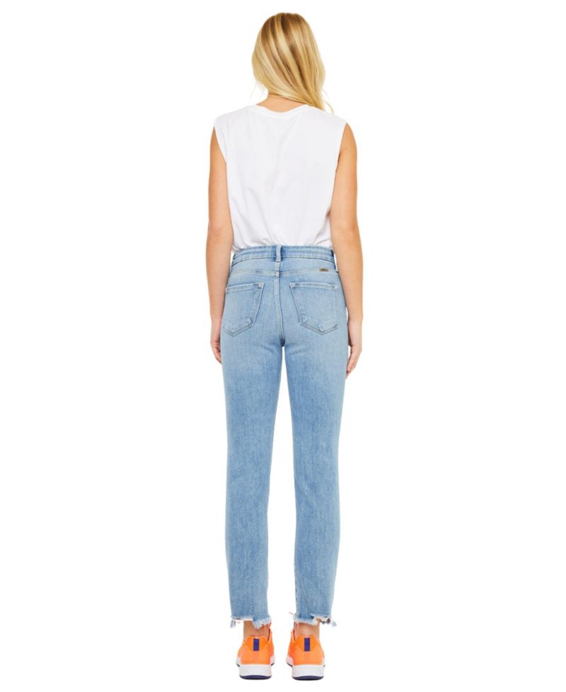 Women's Clover High Rise Slim Straight Jeans