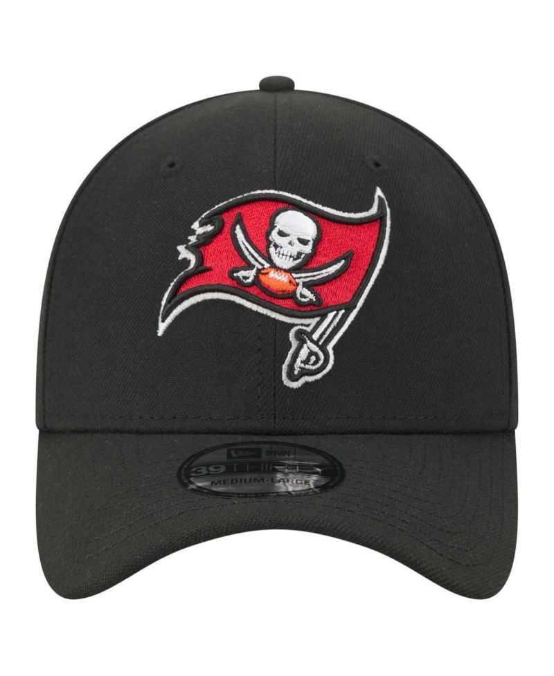 Men's Black Tampa Bay Buccaneers Core Team 39THIRTY Flex Hat