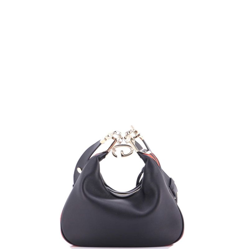 Small Attache Shoulder Bag Leather