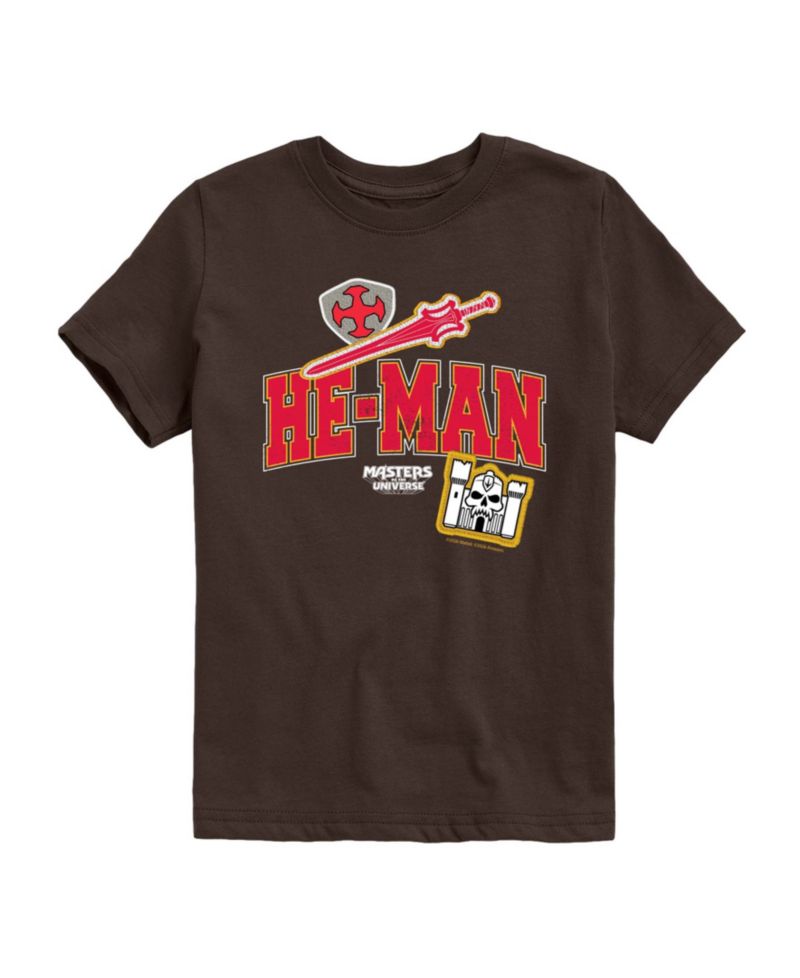 Boys' 8-20 Masters of the Universe He-Man Colligiate Short-Sleeve Graphic T-Shirt