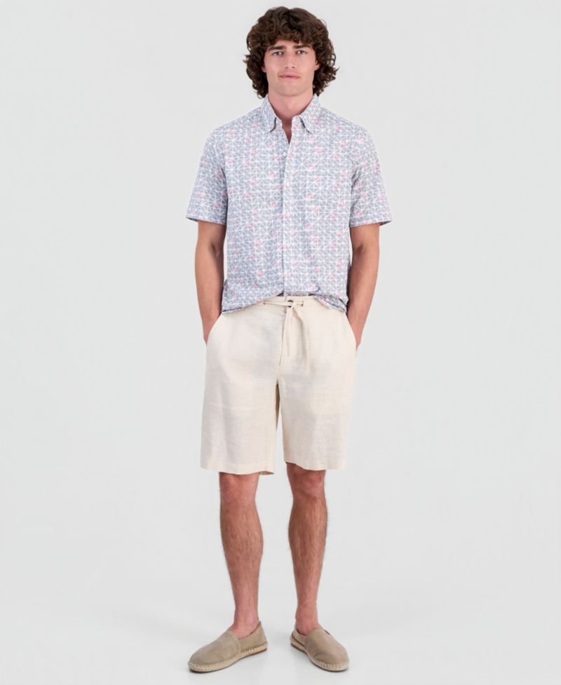 Men's San Lucio Sol Geo Short-Sleeve Shirt