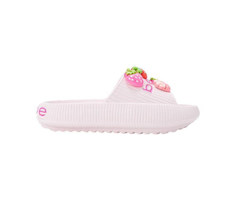Girls Girls EVA Slide - Lightweight Comfy Slide Sandals with Strawberry Charms