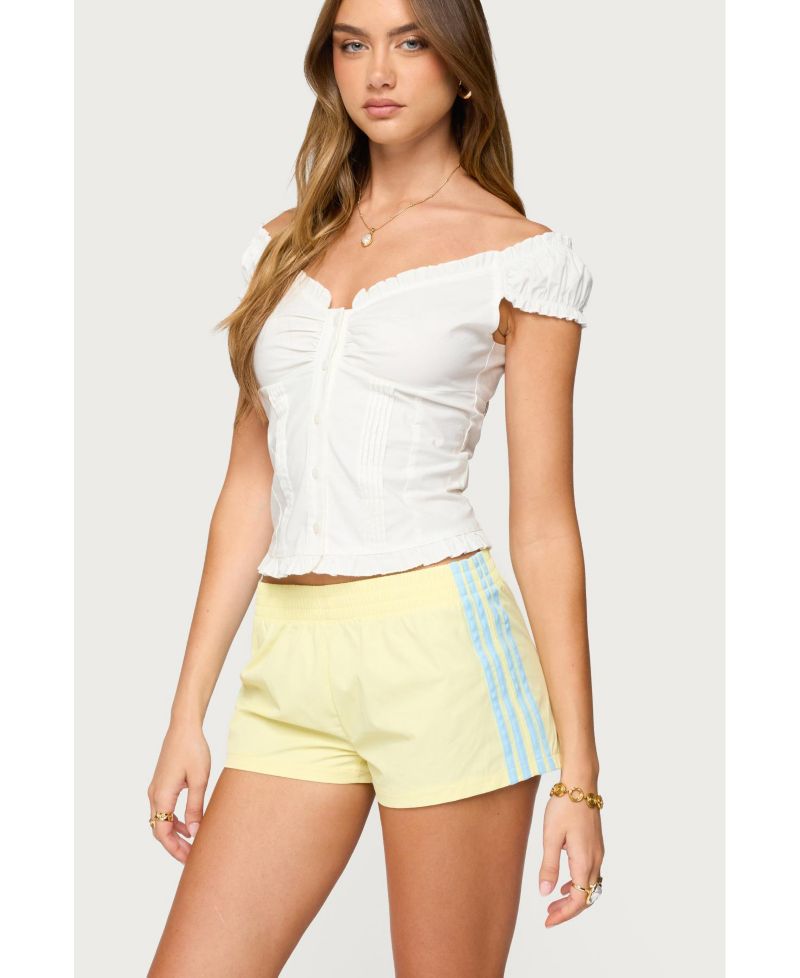 Women's Arlow Ruffle Button Up Top