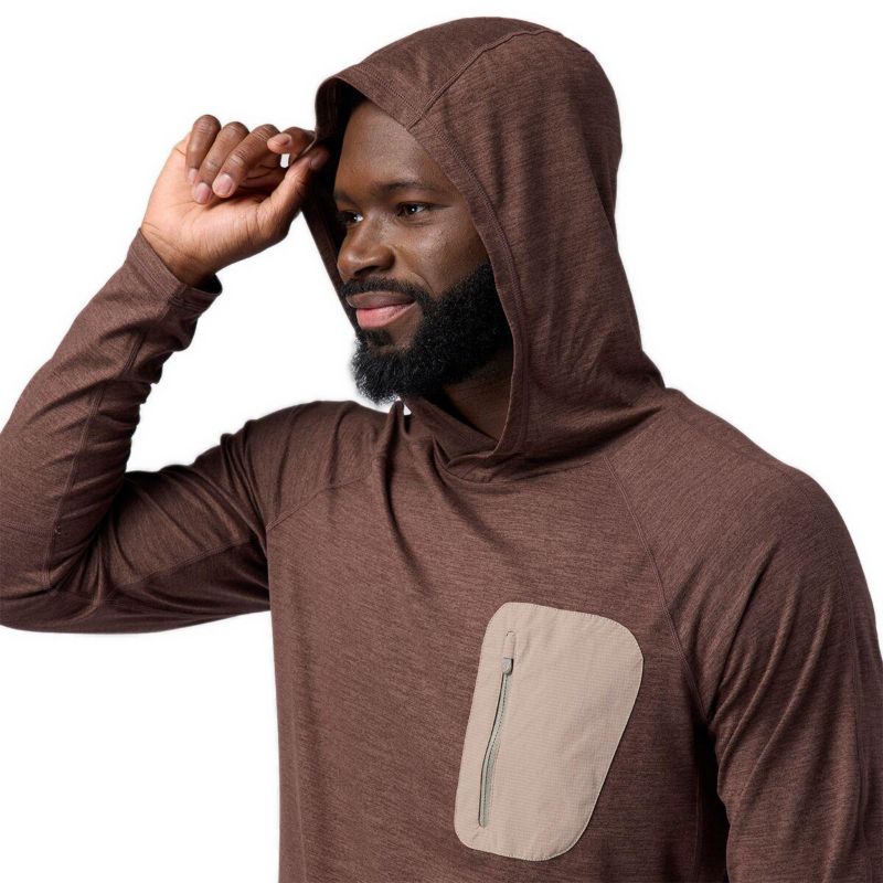 Men's Destination Pullover Hoodie Performance Shirts Long Sleeve