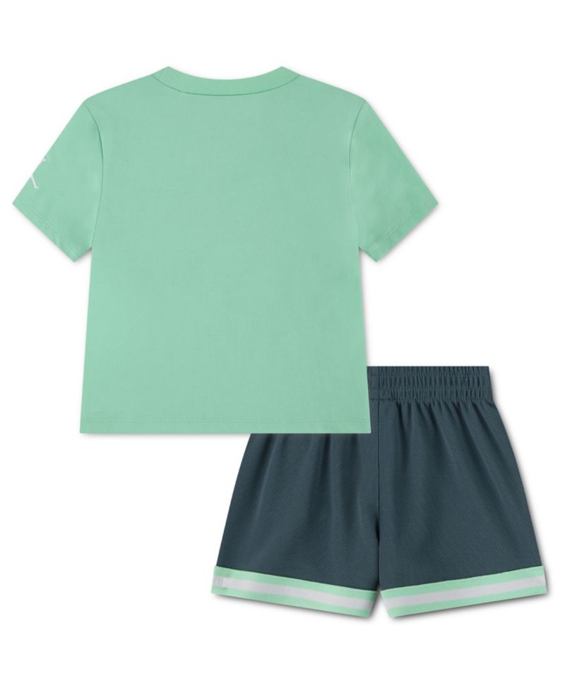 Baby Boys' Short-Sleeve T-Shirt and Shorts, 2-Piece Set