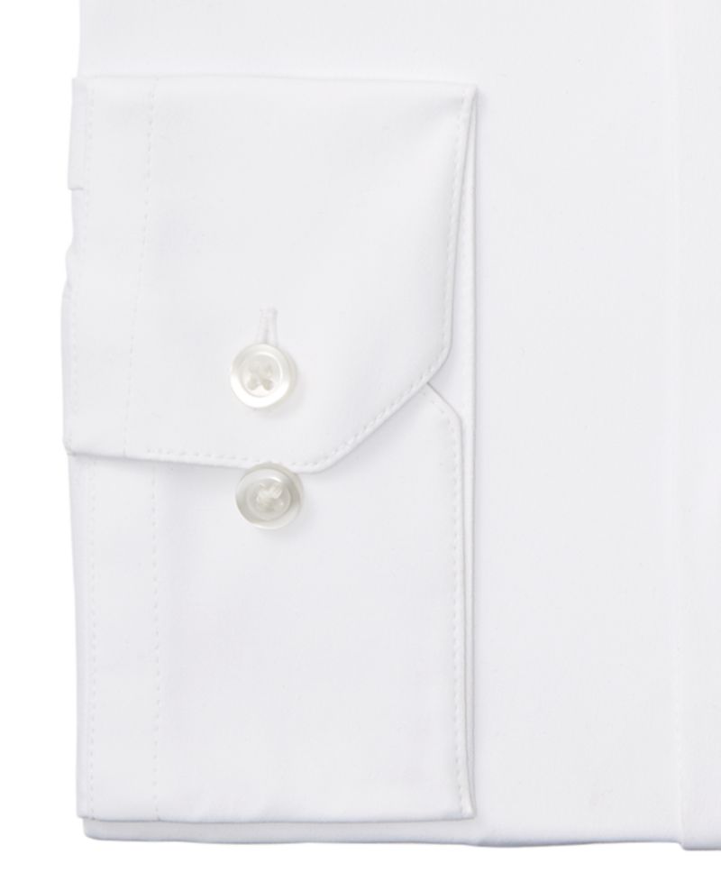 Men's 4-Way Stretch Dress Shirt, Regular & Slim Fit