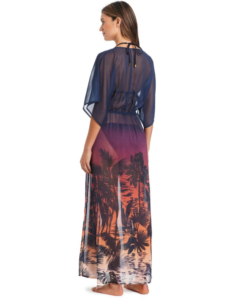 Women's Chiffon V-Neck Cover-Up Dress