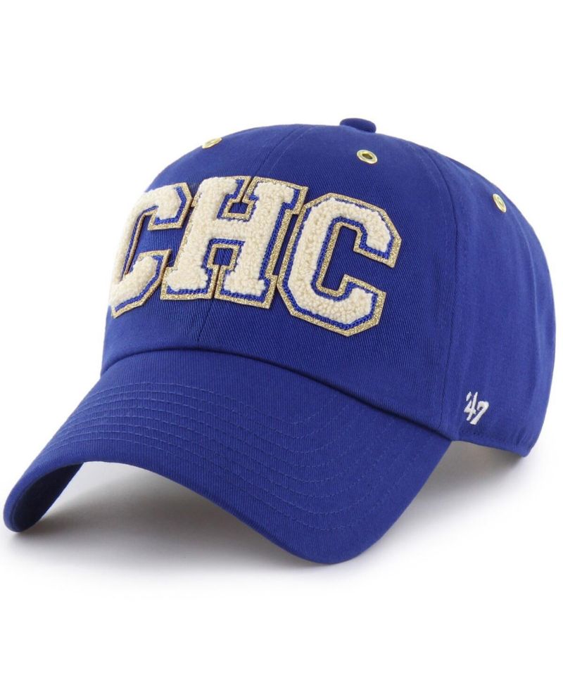 Stoney Clover Lane X Men's Royal Chicago Cubs Acro Charm Clean Up Adjustable Hat