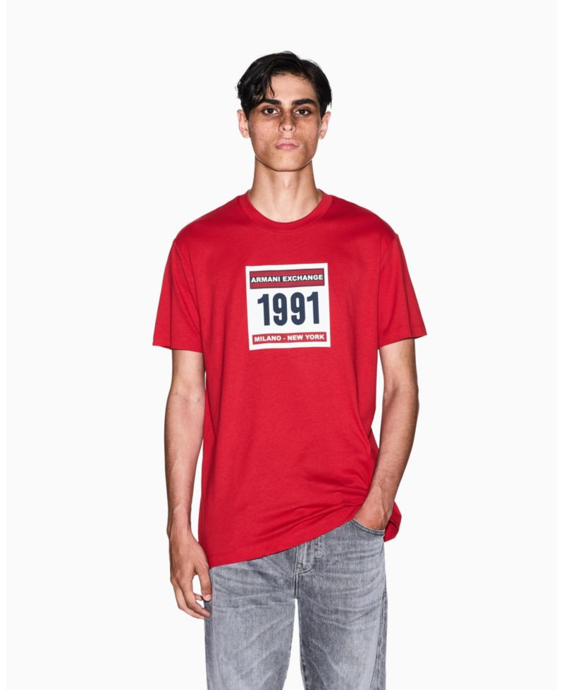 Men's Grid Box 1991 Logo T-Shirt